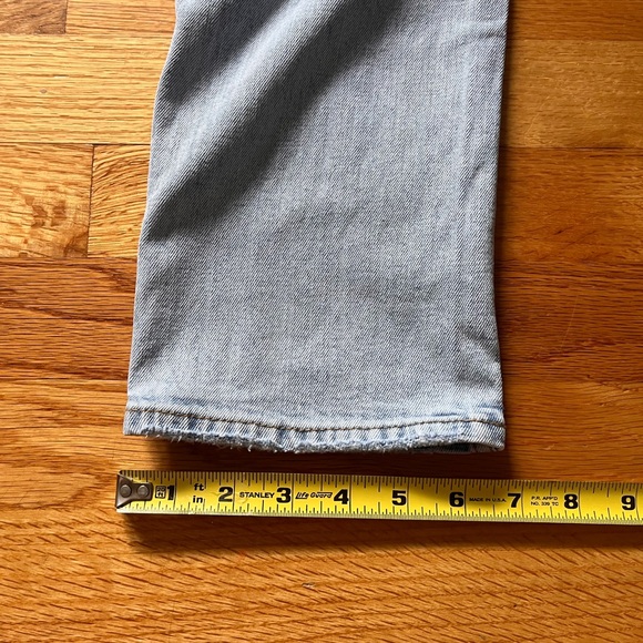 Abercrombie 90s Slim Straight Ultra High Rise Jeans Size 00/24 LONG - Picture 6 of 10